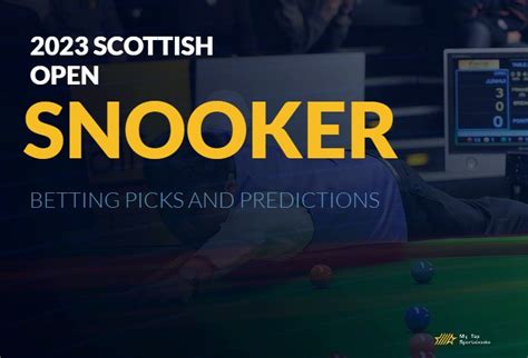 scottish open snooker betting